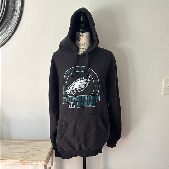 Philadelphia Eagles SuperBowl Champs LII Hoodie Sweatshirt Unisex size L - Picture 1 of 6